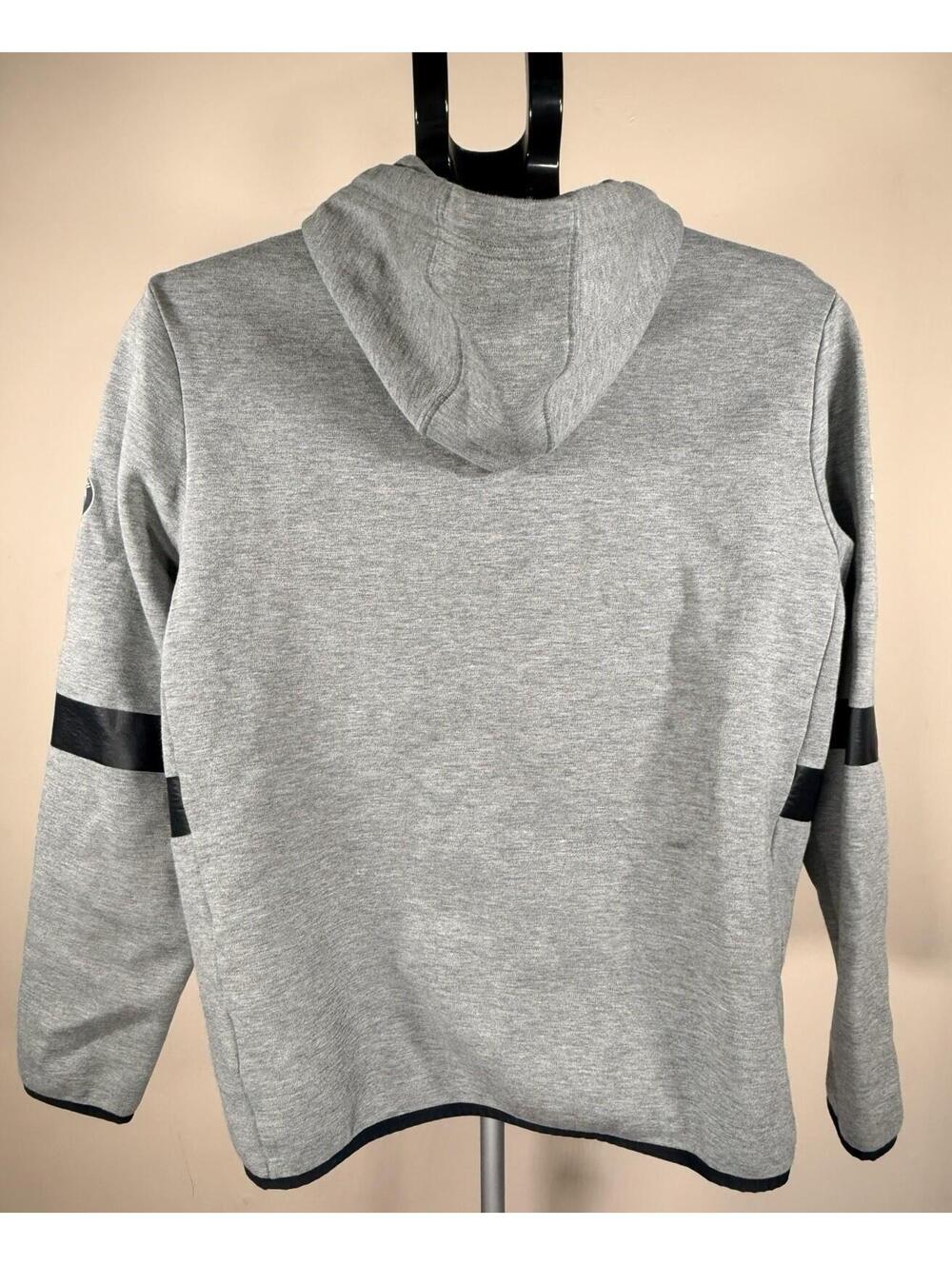 PUMA BMW M Motorsport Men's Full-Zip Hoodie Heather Gray Jacket Size Small - Picture 2 of 16